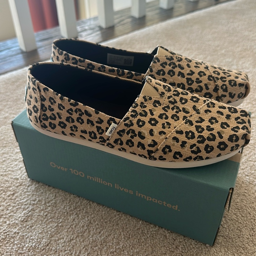 Toms Alpargata Natural Textured Cheetah